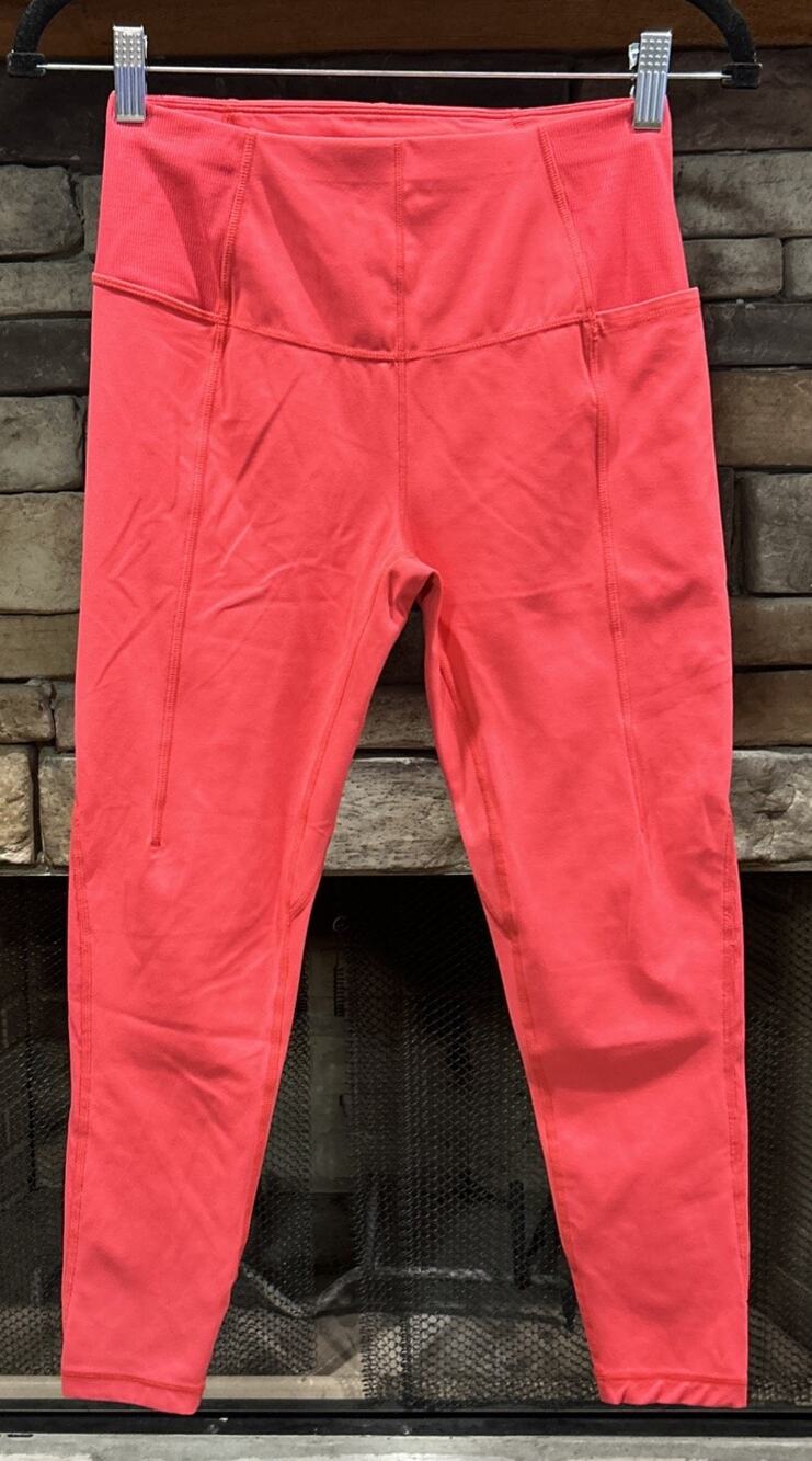Women’s SWEATY BETTY Pink Super Soft 7/8 Length Leggings Size 6 *D1